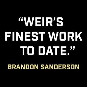 “Weir’s finest work to date” Brandon Sanderson;the martian;gifts for dad;books for nerds