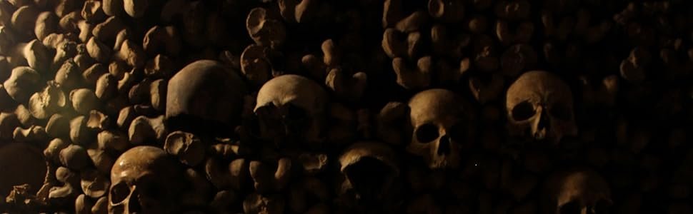 Dark, eerie catacombs filled with hidden dangers and secrets